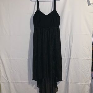 Torrid holiday hi low shimmery sparkle dress